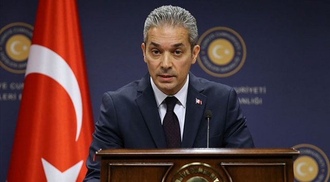 Dışişleri Bakanlığı Sözcüsü Hami Aksoy,ABD’li kuruluşa tepki Gösterdi