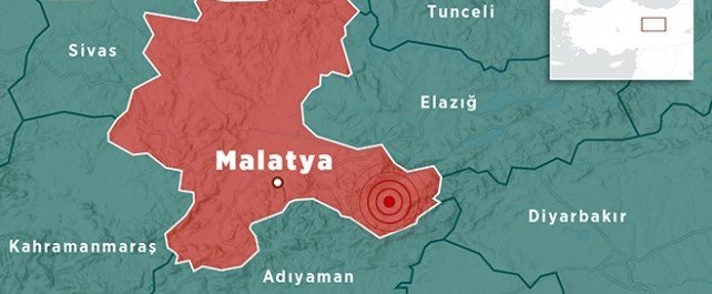 Malatya’da Deprem oldu