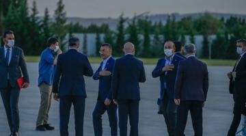 Cumhurbaşkanı Yardımcısı Oktay ve Bakan Çavuşoğlu Türkiye’de