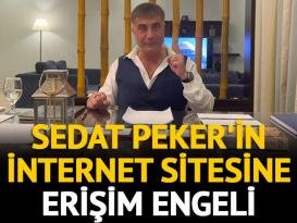 Peker’in internet sitesine mahkemeden erişim engeli