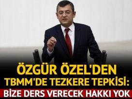 CHP Grup Başkanvekili Özgür Özel