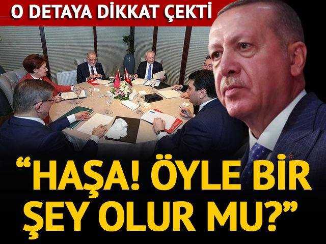Cumhurbaşkanı Erdoğan’dan 6 muhalefet liderinin toplantısına ilk yorum