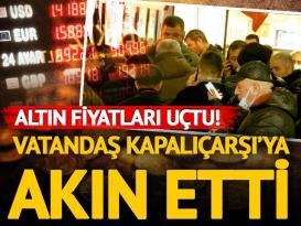 Rusya Ukrayna krizi altın fiyatlarını uçurdu