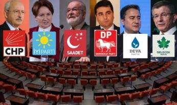 6 muhalefet partisi liderleri imzayı attı! 23 maddelik ‘Güçlendirilmiş Parlamenter Sistem’ mutabakatı