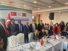 TÜRKİYE ETİYOPYA EKONOMİK İŞBİRLİĞİ TOPLANTISI GENİŞ KATILIMLI YAPILDI