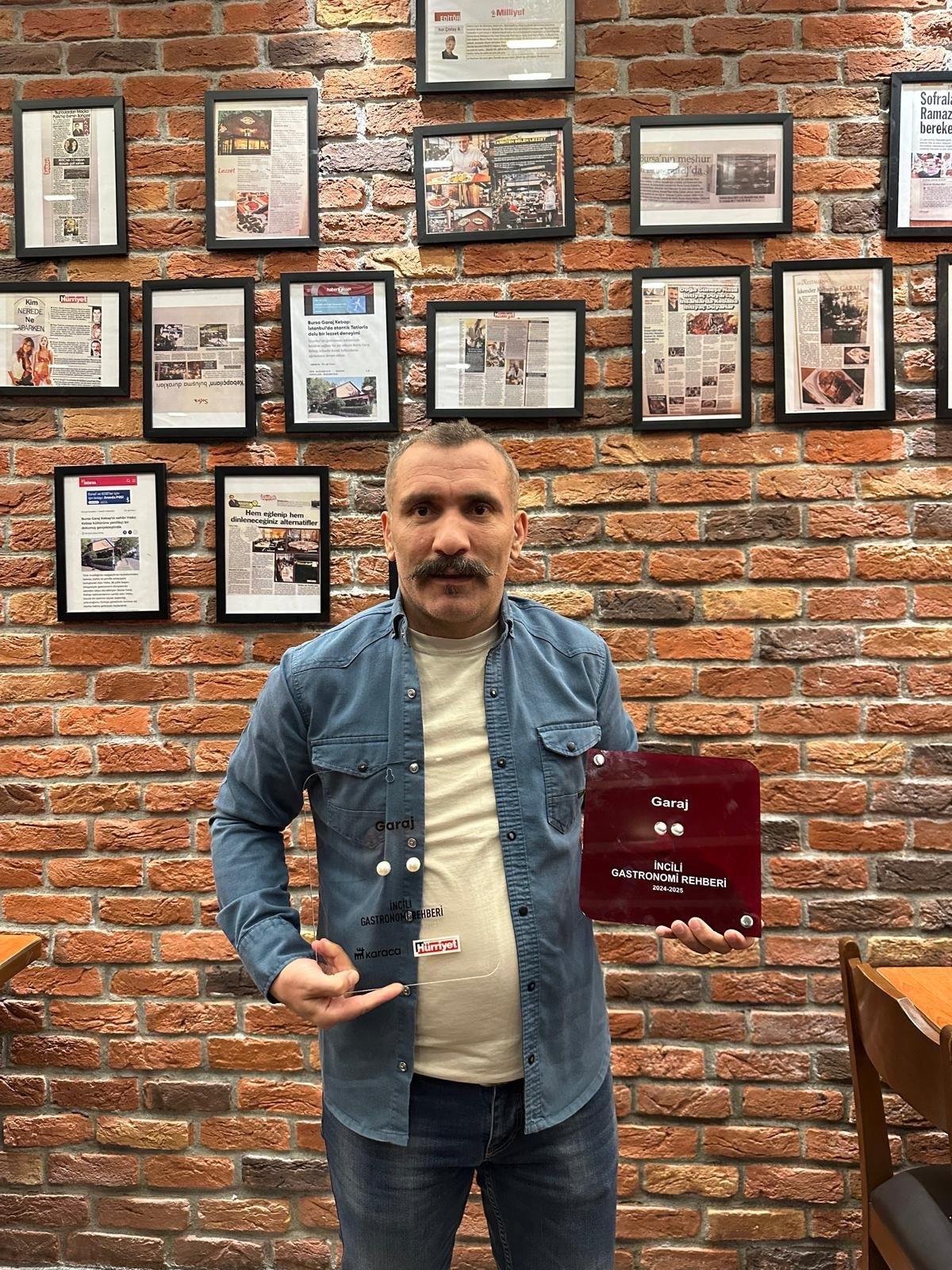 Bursa Garaj Kebap, İncili Gastronomi Rehberi 2024-2025’te “En İyiler” Arasında Yerini Aldı