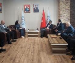 FERUDUN CEVAHİROĞLU BİRLEŞİK ARAP EMİRLİKLERİ DİPLOMATLARI KABUL ETTİ